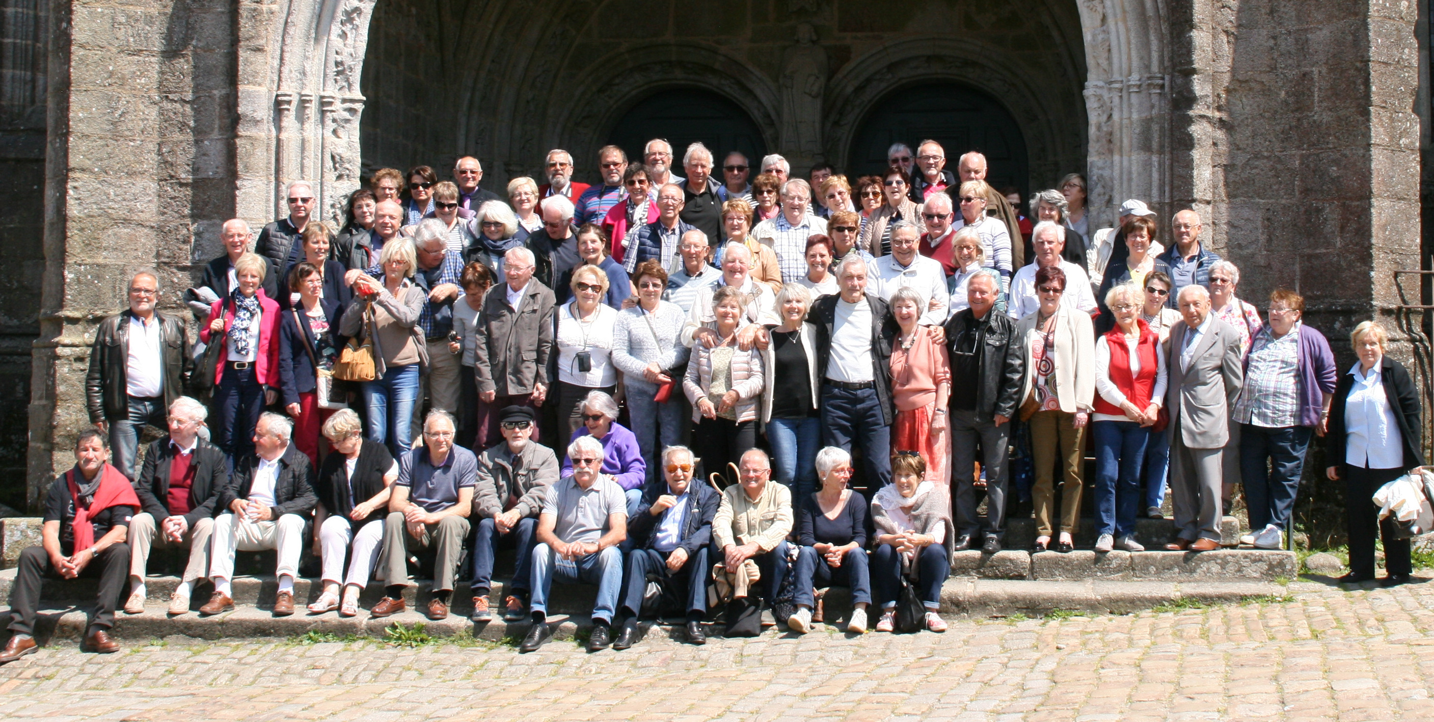 2018 – LE CAC A BREST  pour son 10ème anniversaire – Le groupe des 94 participants