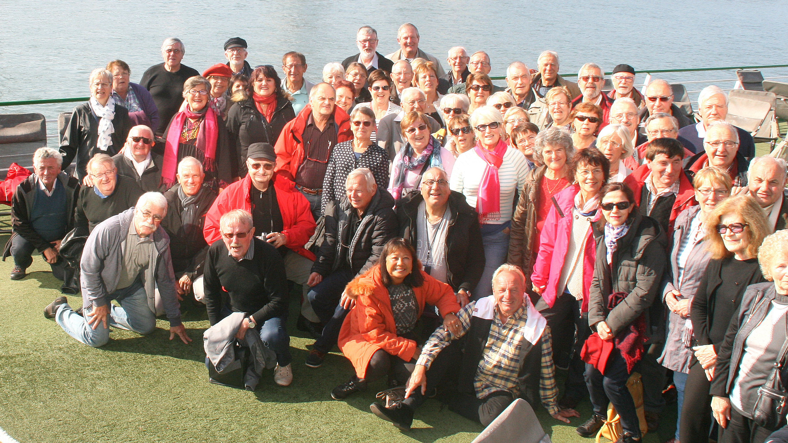 2016 – LE GROUPE CAC SUR LE BATEAU , EN CROISIERE SUR LE RHIN